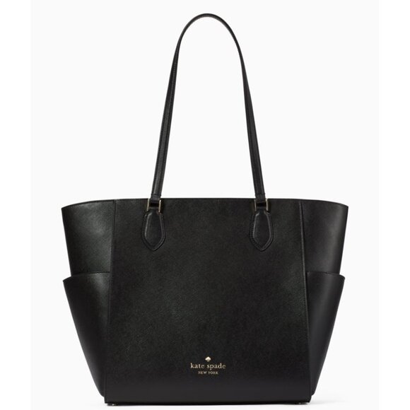 Kate Spade Madison Laptop Tote – Black (Style KC435) - Picture 1 of 8